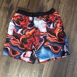 Shark Patrol Multicolor Swim Trunks
